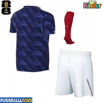 Frankreich Heimtrikotsatz Kinder WM 2026 Kurzarm (+ Kurze Hosen)